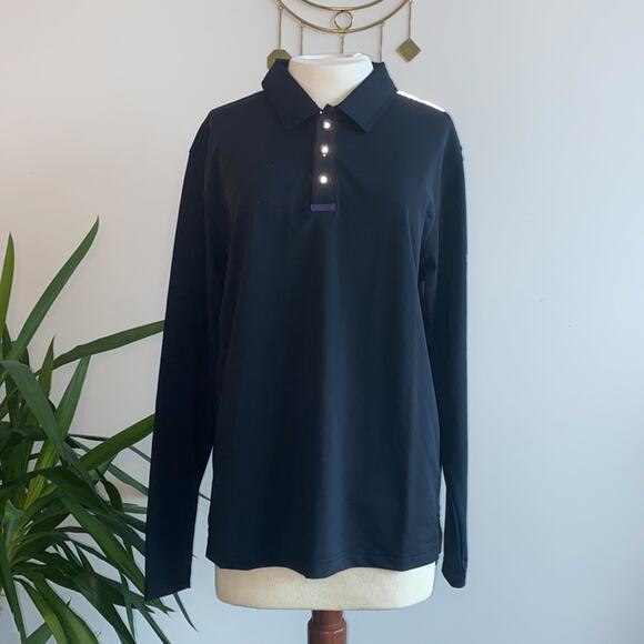 Makers & Riders Large Black Jimmy C Sport Shirt 3 button Reflective details - Picture 1 of 10